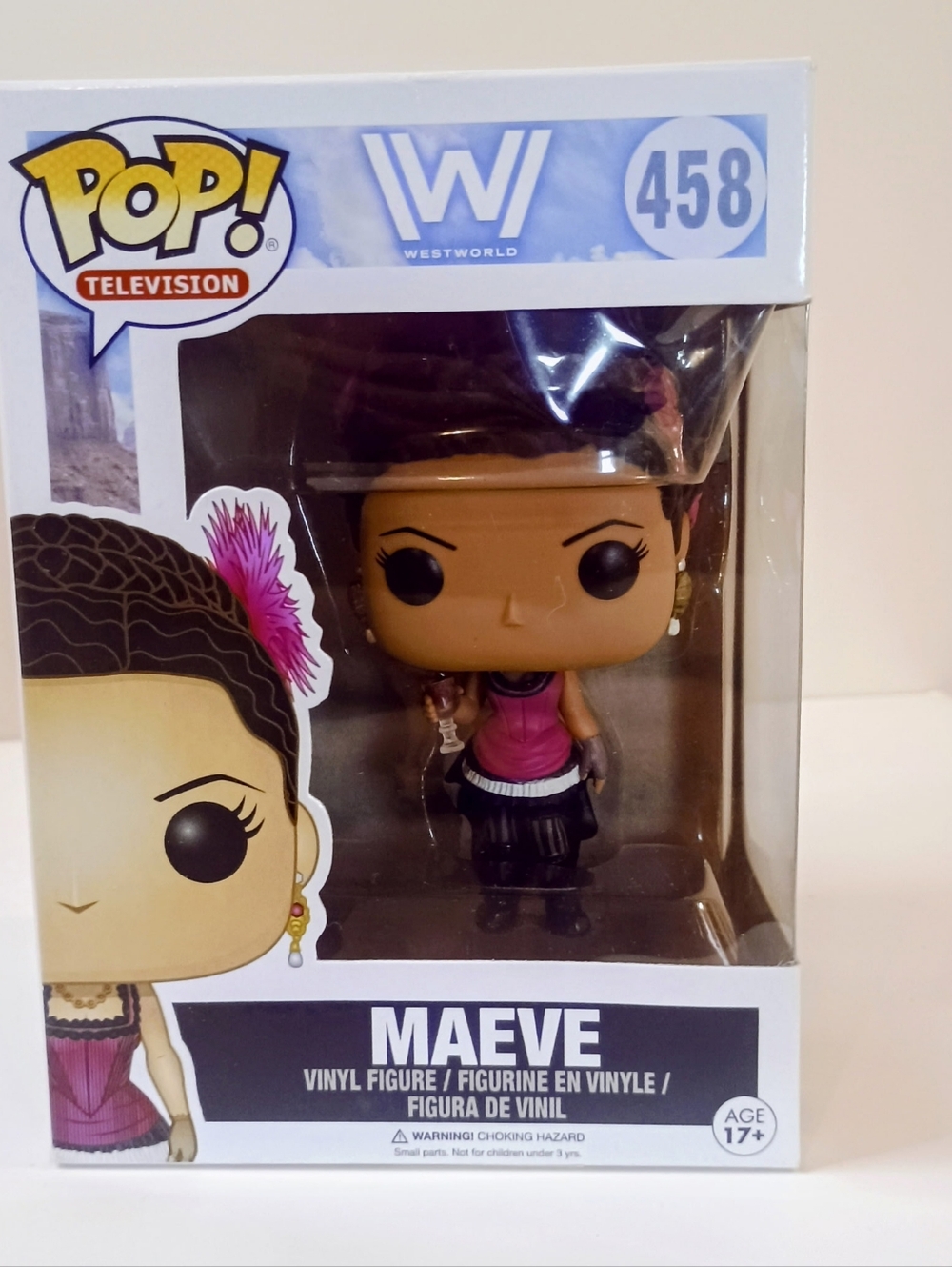 NWT Funko Pop! Television Maeve Vinyl Figure #458 - Pink & Black